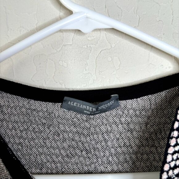 Alexander McQueen Snake Fit Flare Mini Dress - Picture 4 of 7